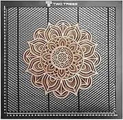 Engraving Honeycomb Bed Laser Cutter 400 * 400mm Working Table for Cutting Machine Printing Kit with Plate Desktop Protection Engraver Accessories, with Aluminum Plate