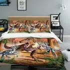 3D Dinosaur Tiger 1523NA Bed Pillowcases Quilt Cover Duvet Jerry LoFaro Fay