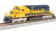 BROADWAY LIMITED N GAUGE SD40-2 DC/DCC/SOUND ATSF #5056 PN 7951