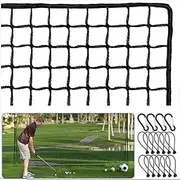 Golf net, Golf net, 3 x 3 m Golf Practice net, Adjustable Protective net for The Backyard, Portable Golf Club net, Golf, Baseball, Hockey Training net, for Indoor and Outdoor use in The Garden