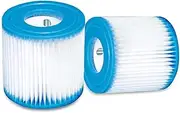 [FFyan] 2pcs Swimming Pool Filters for Intex 330 GPH Filter Pump 28601/28602 Filter Cartridge,Type H Replacement for Type H - 29007P