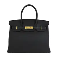 在飛比找PChome24h購物優惠-Hermes 愛馬仕Birkin 30cm TOGO牛皮柏金