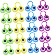 COMNESTBI 48pcs Eyeball Finger Toys Assorted Puppets for Creative Play Imagination Development and Party Favors Fun for Toddlers and Boys and Girls