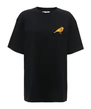 JW Anderson Canary Embroidered T-Shirt S,XS black