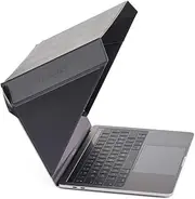 Philbert Design - 4 in 1 Laptop Screen Shade Slim Hood : Sun Shade | Privacy | Heat Protection | Contrast Enhancement. 12”/13”/14” Laptops - Universal. Lightweight, Simple. Patent D790551 - Black
