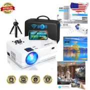 Full HD 1080P Projector with WiFi and Bluetooth - Perfect for Home Cinema