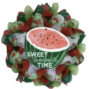 Sweet Summer Time Handmade Deco Mesh Wreath