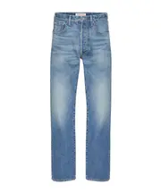 Valentino Logo Patch Straight Leg Jeans 33,35,38,30,31,32 Dark denim