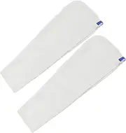 TOVINANNA 2pcs Dry Hair Cap Dry Hair Turban Cap Quick Drying Bath Cap Hair Towel Wrap for Women Hair Absorbent Cap Hair Drying Towel Hair Drying Cap Hair Drying Hat Fiber Beige