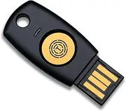 FIDO2 U2F Security Key Passkey Two-Factor Authentication (2FA) USB Key PIN+Touch (Non-Biometric) USB-A Type TrustKey T110