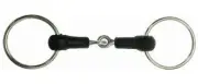 Korsteel Hard Rubber Jointed Loose Ring Snaffle Bit