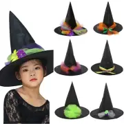 Fashion Pointed Witch Carnivals Party Cosplay Halloween Children Wizard Hat