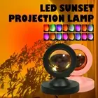 Sunset Light Lamp With Remote Control LED Rgb Usb Powered Projector Atmosphere