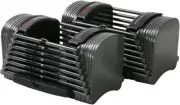PowerBlock Sport 50 Adjustable Dumbbell Set Gray Gym Workout Equipment Bigitem6