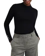 Hobbs London Bella Merino Wool Turtleneck Sweater