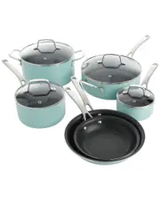 Martha Stewart Lockton 10pc Nonstick Enamel Cookware Set