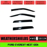 Injection Weathershields, Weather Shields for Ford Everest 2022+ Next Gen