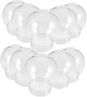 iplusmile 10Pcs Transparent Candy Bottles Multi Functional Snow Globe Jars for DIY Crafts Wedding Treat Boxes Party Favor Containers
