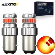 2pcs 1157 LED Bulbs Red Tail Stop Brake Turn Signal Light 2057 2357 7528 BAY15D (for: Renault)