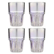 4pc Tempa Skye Opal Highball Glass Drinking Tumbler 8.5x8.5x12cm Drink/Glassware