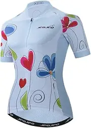 [WeimoMonkey] Women Cycling Jersey Short Sleeve Shirt Mountain Bike Top Clothing
