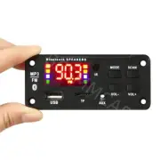Car FM Radio Module Bluetooth Speaker MP3 Decoder Board USB TF FM Music Player (for: Audi)