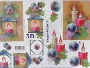 A4 DECOUPAGE/PAPER TOLE Sheet/Cardmaking, Le Suh 4169139, Candles/Lanterns