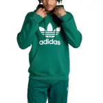 【ADIDAS 愛迪達】連帽長袖T恤 TREFOIL HOODY 男 - IM9407