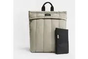Finnson: Rae Eco Changing Backpack With Changing Mat - Taupe