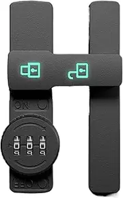 [Generico] Cabinet Lock - Combination Padlock | Cabinet Password Lock for the Home | 2 Digit Locker | Clievo Anti-Theft Keyless | Intelligent Weather Resistant for Room D
