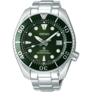 【SEIKO 精工】PROSPEX 水鬼 200米潛水機械錶-綠水鬼/45mm 送行動電源(6R35-00A0G SPB103J1)