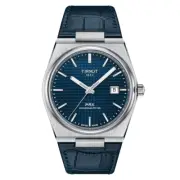 TISSOT PRX POWERMATIC 80 SS 40 MM BLUE LEATHER STRAP SS WATCH T137.407.16.041.00