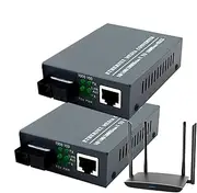 Gigabit Single Mode Converter - Fast Ethernet Speed Gigabit Single Mode Converter | LC Transceiver Module, Mini Fiber Media Converter for High-Speed Data TransmissionInnovative Connection