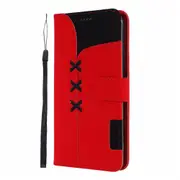 Wallet PU Leather Phone Case for IPhone X Xs Embroidered Flip Style
