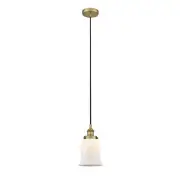 Innovations Edison Canton 1 Light Mini Pendant, BB/FR - 616-1PH-BB-G181