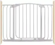 Chelsea Xtra-Wide Hallway Auto-Close Security Gate, White,