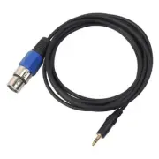 1.5 Pin XLR Female to 3.5mm Male Stereo Audio Conversion