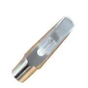 Silver Plated Copper Soprano Saxophone Mouthpiece U Shape 5-9 w/Ligature