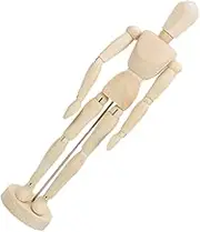 Wooden Joints Decorative Model Articulated Wooden Figure for Sketching Home Decor and Present Creative Desktop Adornment for Artists Students and Poseable Puppet