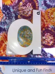 White Chipboard Alphabet Letter “d”