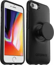 Otter + Pop Symmetry Series Case for Apple iPhone SE (2nd 3rd Gen)/8/7 - Black