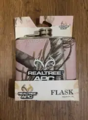 Pink Fabric Wrapped Stainless Steel Flask ~ New ~ Free Shipping