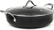 salt&pepper Tan-ium Chef Pan with Glass Lid 30cm - Saucepans