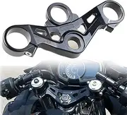 CNC Aluminum Front Fork Lowering Triple Tree Front End Upper Top Clamp for Kawasaki for Ninja400 Decorate