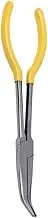 1pc Extended Plier Tool with Bend for Wiring and Repair Manual Crimping Forcep Durable Non Slip Design Comfortable Coated Handle for Tight Spaces