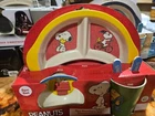 Peanuts 5 pc Bamboo Fiber Dinnerware Set Plate/Bowl/Cup/Fork/Spoon 6729