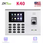 ZKTeco K40 TCP/IP 2.8" Screen SSR Fingerprint Time Attendance System -US STOCK
