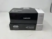 Star Wars Unlimited Art Card Sleeves Mandalorian & Yellow Display Of 16 Packs A4