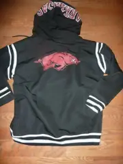VICTORIAS SECRET PINK BLING ARKANSAS RAZORBACKS "PINK" WINDBREAKER HOODIE NWT