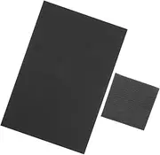 Zerodeko High Temperature Resistant Carbon Felt Insulation Mat Fireproof Heat Shield Blanket for Vacuum Furnace Camping Welding Applications Durable Thermal Management